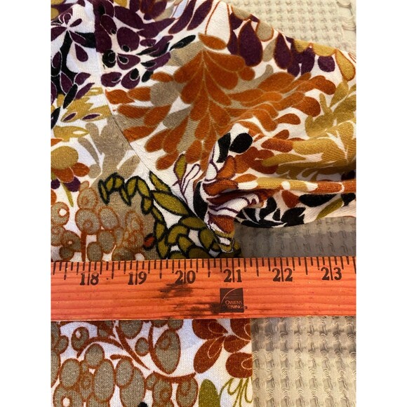 Christopher Banks Sweater Open Front Purple Gold Open Front Size Large Casual - Picture 10 of 11